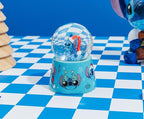 Disney Lilo & Stitch Santa Stitch Mini Light-Up Snow Globe with Swirling Glitter Display | 3 Inches Tall