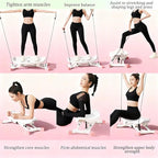 Stridon Balance Board for Adults - 3-in-1 Stepper with Resistance Bands & Portable Wobble Board Featuring LCD Monitor, 300 lbs Capacity Ski Balance Trainer for Full Body Workout at Home Gym