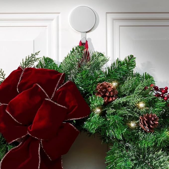 Haute Decor Attract Magnetic Hanger, 1 Pack - Strong Magnet Hook for Metal Doors and Surfaces