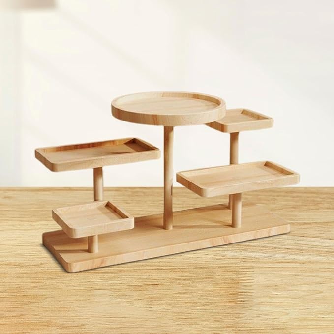 Multi-Layer Display Rack, Collection Statue, Counter Display Rack, Stand for Home Parties, 30x13.5x23cm