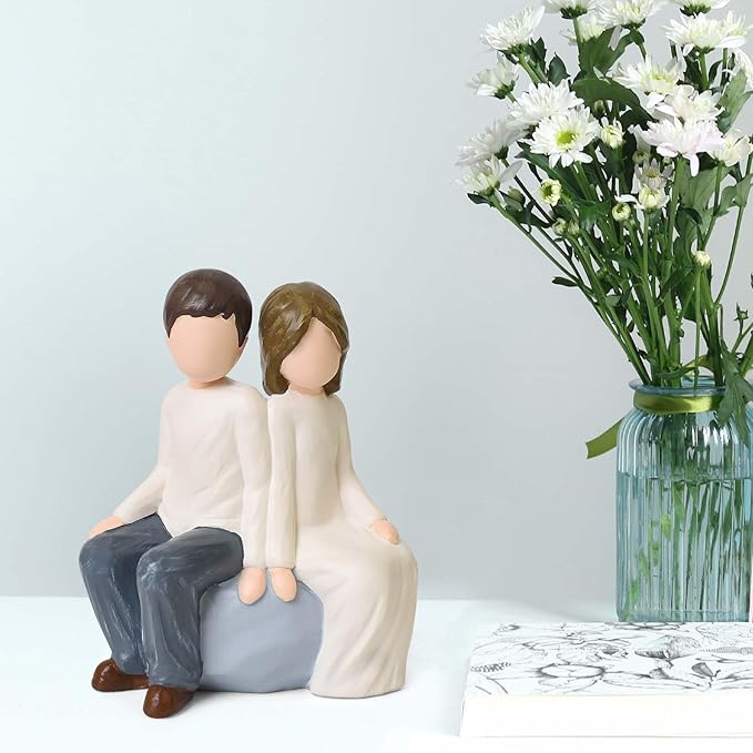 Brother and Sister Figurines, Gifts for Sister from Brother, Gift for Brothers from Sisters to Celebrate Unbreakable Bonds