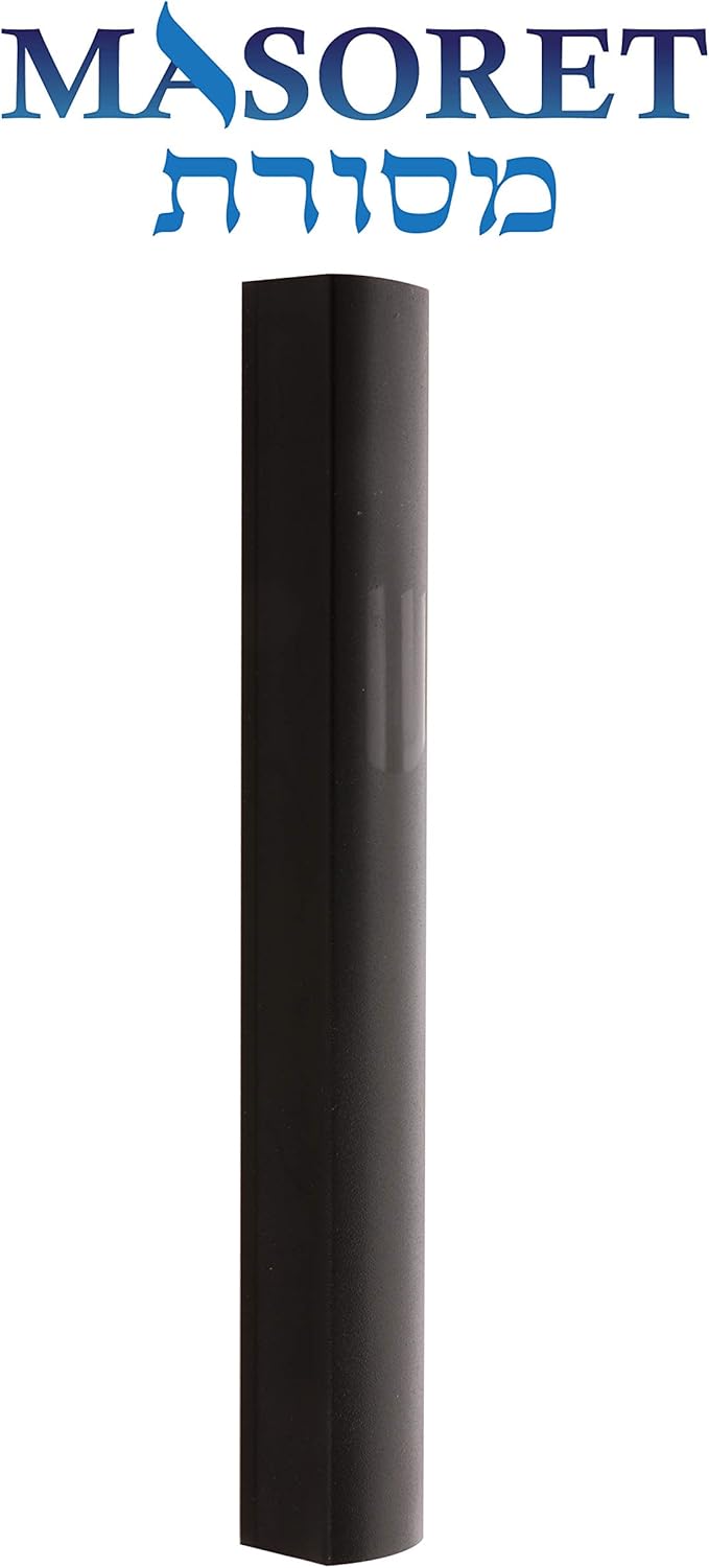 3-Piece Aluminum Door Mezuzah Cases: Special Profile, No Holes, 4-Inch 10cm Hebrew Parchment Scroll Holder Boxes