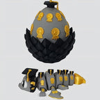 Enchanted 3D Egg with Miniature Inside - Handcrafted Printed Collectible | Fantasy Decor & Gift (Graduation Dragon & Egg (Box))