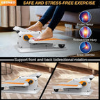 Under Desk Elliptical Machine, Electric Elliptical Exerciser for Senior, Quiet and Small Electric Seated Pedal for Home with Display Monitor, Remote Control and 12 Adjustable Speeds