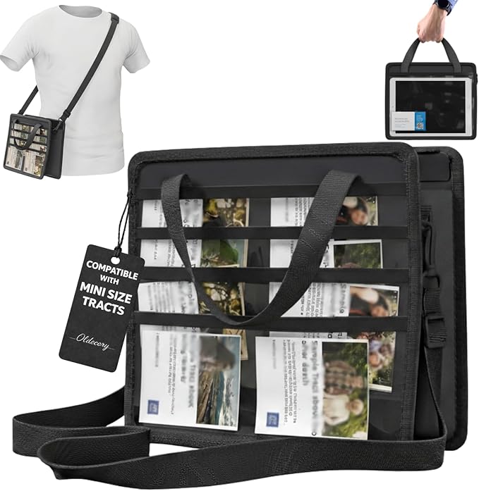 JW Magazine and Tract Holder, JW Field Service Supplies, Jehovah Witness Ministry Supplies, jw.org Accessories Gifts Ideas, Ministry Organizer for Pioneers, Best Life Ever Gifts Pioneer Bag Convention