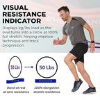 THERABAND High Resistance Band, Extra-Heavy Elastic Super Band for Full Body Workouts, Physical Therapy, Strength Training, Durable 41” Loop Exercise Band, 50 lbs Resistance