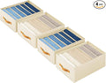 DIMJ Wardrobe Clothes Organizer, Foldable Closet Organizers for Clothing, Fabric Clothes Organizer, Closet Organizers and Storage boxes for Jeans, TShirt, Sweaters, Pants, Underwear, Legging
