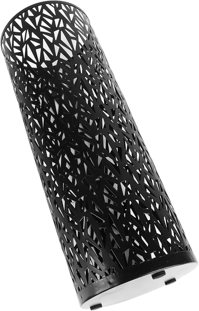 Semme Round Metal Umbrella Holder, and Watertight, Modern Design, Stable for Entryway, Office, Home Use (L)