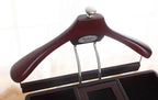 Proman Products Norstar Suit Valet Stand VL16245 with Detachable Hanger, Trouser Bar, Tie Bars, Mirror Tray & Drawer, 20”W x 15” D x 49”H, Mahogany