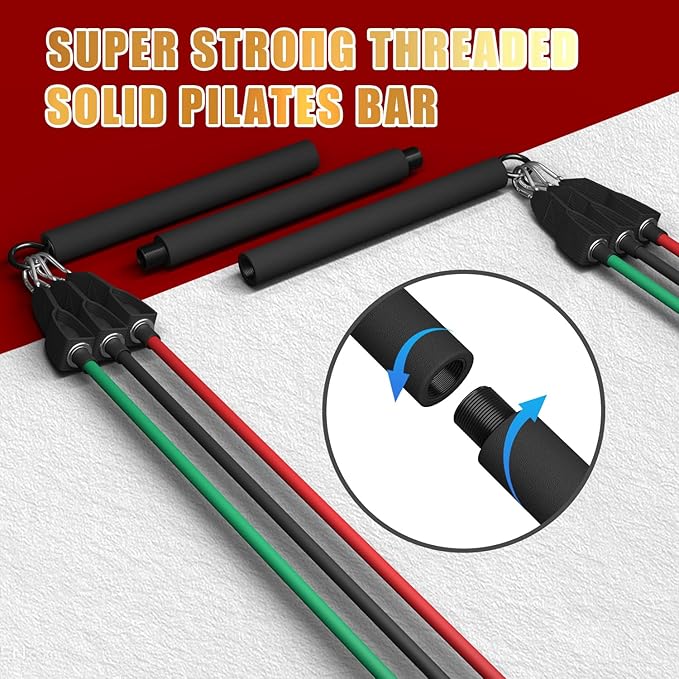 VEICK Resistance Bands, Exercise Bands, Workout Bands, Resistance Bands for Working Out with Handles for Men and Women, Exercising Bands for Fitness Weights Work Out at Home