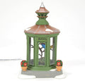 Department 56 Dickens Village Collection 40th Anniversary Limited Edition an Aviary in Honor Lit Building- Hand Crafted Painted Porcelain Christmas Village Houses with Lights Home Decor, 5.9 Inch
