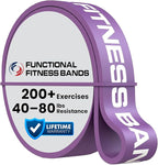 Functional Fitness Pull Up Bands Resistance Bands | Exercise Bands for Working Out | Long Stretch Bands for Exercise, Training Bands, Resistance Bands for Stretching