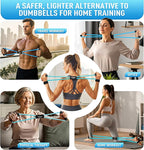 Figure 8 Resistance Bands for Arm, Back, 3 Level Latex Heavy Exercise Bands with Handles for Strength Training, Full Body Workout, Physical Therapy, Pilates, Yoga, Home Gym Equipment for Women