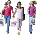 Hanging Storage Bags 24 Pack, Large Hook 10 x 12.5-inch Clear Plastic Bags for Classroom, Library and Pharmacy Use