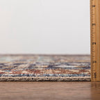 Keen Home Design 4x6 Rug - Machine Washable Area Rug with Non-Slip Backing, Ideal for Living Room, Dining Room, Bedroom - Vintage, Easy Clean, Durable, Low Pile Rug - (4' x 6')