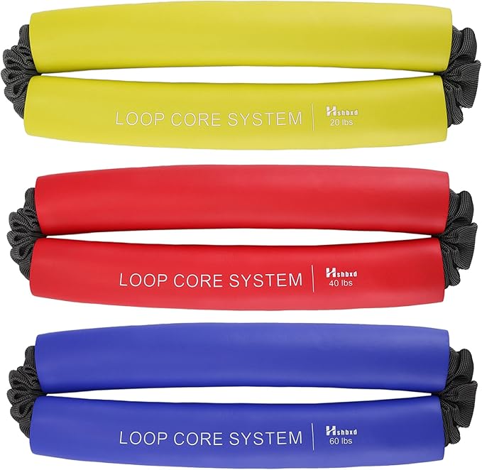 Hip and Core Band System, Loop Resistance Bands to Stretch and Workout, Glute Bands for Women, Exercise Hip Halo Bands