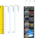 weekly clothes organizer for kids are a must have for parents,5 drawer storage organizer,Extended hook12 inches,kids clothes organizer, comes with two sets of label cards,2025 New Grey/Black