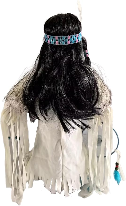 KINNEX COLLECTIONS SINCE 1997 16" Collectible Native American Indian Porcelain Doll (ZIHNA) D16686