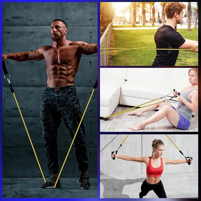 VEICK Resistance Bands, One Single Exercise Bands, Workout Bands Resistance Training for Home Workouts Fitness Pilates