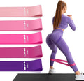 Resistance Bands for Working Out, 5 Levels Resistance Exercise Bands with Woven Bag, Bands for Working Out Women Men, Yoga, Pilates, Rehabilitation Training
