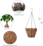 Homsunny Artificial Hanging Flowers Plants Basket for Outdoor Decoration,4 PCS Faux Silk Bougainvillea Vine Flowers Look Real UV Resistant for Outside Porch Patio Yard Garden Decor (Purple)