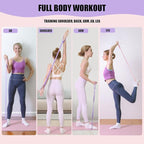 Figure 8 Resistance Bands, 8-Shaped Exercise Band for Women Arms Shoulder Back Legs Stretching Pilates Yoga