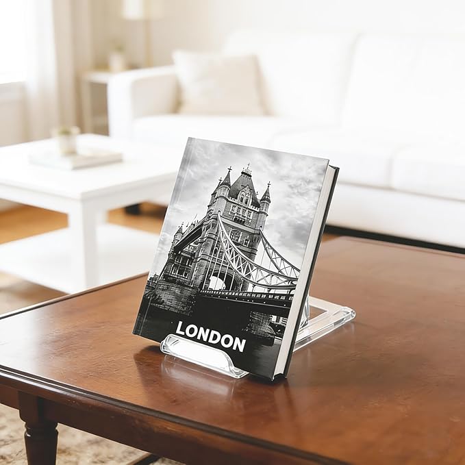 12 Pack Adjustable Clear Acrylic Display Stands for Purse, Book, Album, CD, Magazine, Picture, Plate & Artworks, Home Office Party Decor(4.02 x 2.36 Inchx 4.5)