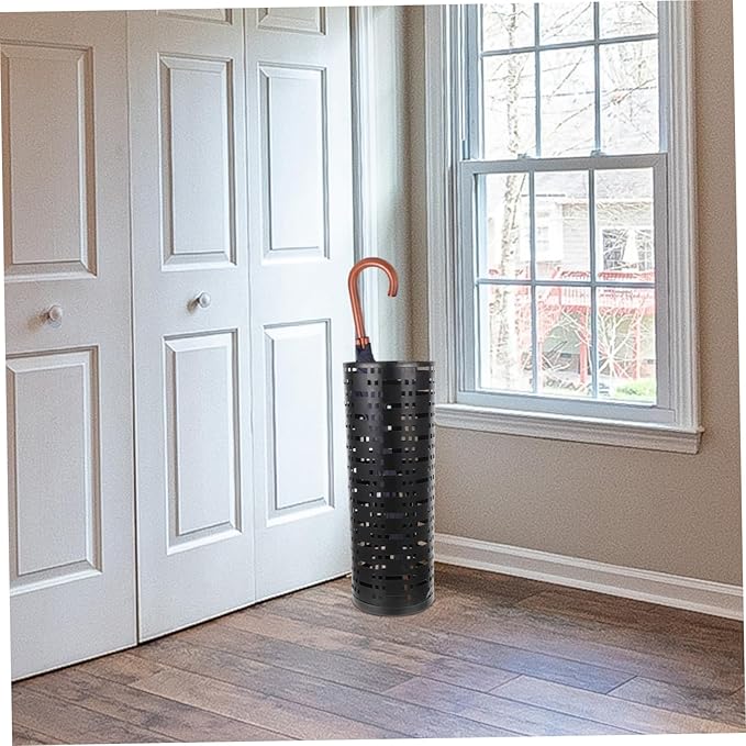 Umbrella Storage Stand Stable Iron Umbrella Holder for Home Entryway for Organizing and Drying Elegant Design