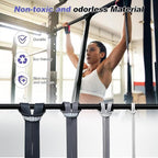 Resistance Band Pull Up Assistance Bands,Set of 5 Resistance Heavy Duty Exercise Stretch Fitness Bands for Stretching Power Lifting Workout Training with Instruction Guide