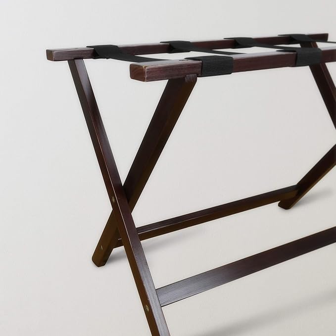 Heavy Duty 30" Extra Wide Luggage Rack-Espresso