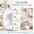 White Tea Diffuser Oil Refill(8.5 Fl Oz),Luxury Hotel Collection Diffuser Oil Inspired by Westin,100% Natural for Home&Office| Essential Oil for Ultrasonic Machine, Room Spray, Air Freshener, HVAC