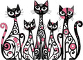 Wesiti Cat Wall Art Decor Iron Wall Sculptures Decor for Cats Lover 10.6 x 15.7 Inches Colorful Retro Mid Century Cat Signs for Home Living Room Bedroom Kitchen Office