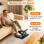 OLIXIS Under-Desk Elliptical Machine–Compact & Quiet Mini Pedal Exerciser with Adjustable Speed, LED Display, Portable Fitness Solution for Home or Office Workouts