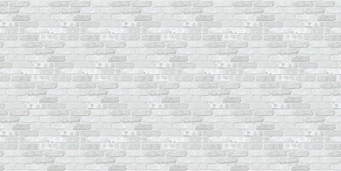 Fadeless Bulletin Board Paper, Fade-Resistant Paper for Classroom Decor, 48” x 12’, White Brick, 1 Roll