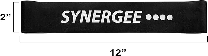 Synergee Exercise Fitness Resistance Band Mini Loop Bands That Perform Better When Working Out at Home or The Gym