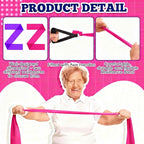 2 Pcs Resistance Band with Handles Chair Exercise Equipment for Seniors Physical Therapy Band Gifts for Elderly Women Rehab, Physical, Grandma, Grandpa