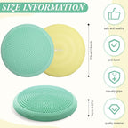Libima 2 Pcs Wobble Cushion Wiggle Seat Flexible Sensory Seating Balance Disc Board for Men Women Physical Exercise Improving Posture Home Office