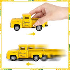 Lemon Metal Truck Lemon Home Kitchen Decorations with 4 Pcs Plastic Lemons Vintage Farmhouse Tabletop Tiered Tray Decor for Summer Home Kitchen Mantel Shelf Bookshelf Mini Truck Decorations