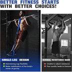 Pull Up Assistance Bands, Pull Up Bar Resistance Bands, Pull Up Bands for Enhanced Strength Training, Muscle Training, 3 Heavy-Duty Adjustable Pull Up Assist Strap & Comfortable Foot Strap
