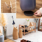 PaletteLife Cat Umbrella Stand, Medium Ceramic Umbrella Holder for Entryway, Cute Scandinavian Decorative Umbrella Rack, White
