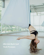 F.Life Aerial Silk Yoga Hammock & Swing for yoga Inversion,Strength training,starter hardware kit