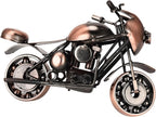 Metal Motorcycle Model - Collectible Moto Decor, Ideal Motorcycle Gifts for Men, Handcrafted Metal Replica for Study/Office/Living Room Decoration