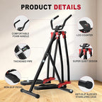 HOTWAVE Space Walker Exercise Machine - Air Walker Elliptical Trainer for Home Use, with Foldable Design for an Aerobic Stepper and Cross Trainer Glider Exercise Machine for Men and Women