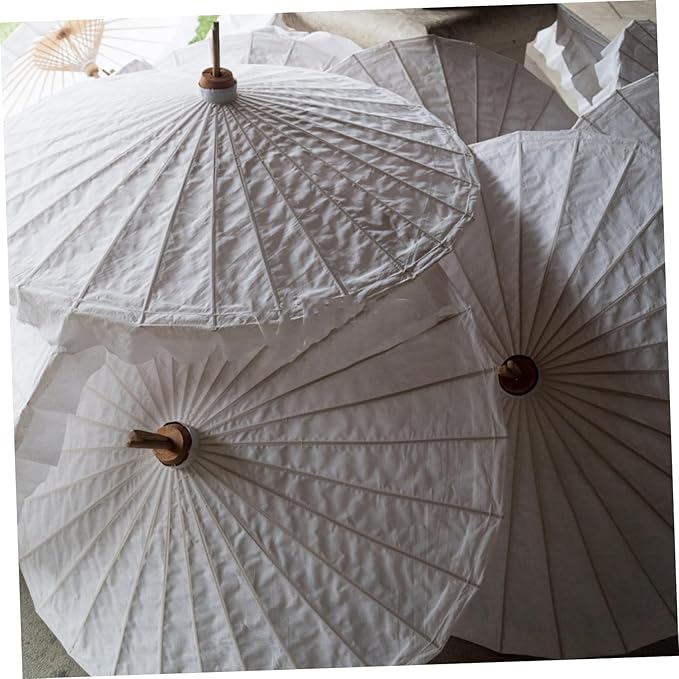 Classical Oil Paper Umbrellas Racks 2pcs Bamboo Stands for Wedding Dance