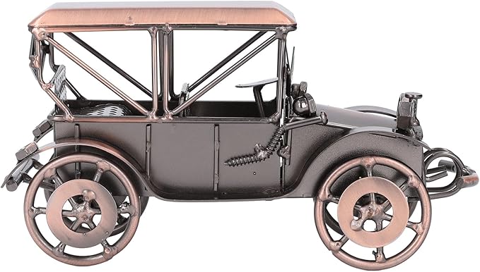 Vintage Car Model Industrial Design Decoration Retro Car Model Home Display Collector (Antique Bronze)