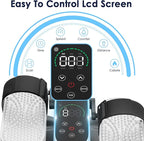 2025 New Under Desk Elliptical Machine,Portable Seated Pedal Exercise Machine for Seniors, 12 Adjustable Speed Elipse Leg Exerciser with Remote Control,Quiet Foot Exercise Machine for Home Office