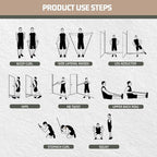 VEICK Resistance Bands, Exercise Bands, Workout Bands, Resistance Bands for Working Out with Handles for Men and Women, Exercising Bands for Fitness Weights Work Out at Home