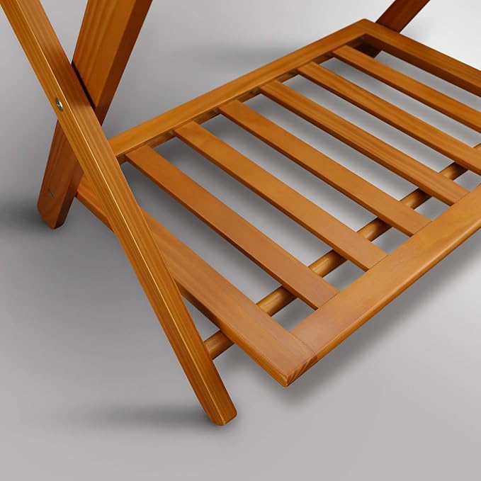 Casual Home Luggage Rack, Honey Oak