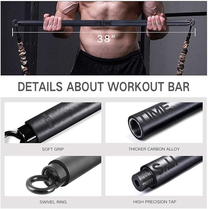 Innstar Multi-Function Resistance Bands for Working Out, Push Up Exercise Bands Resistance Bands Set for Bench Press Gym Equipment, Home Workout, Travel Portable