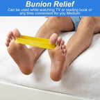 Sibba 5Pcs Toe Resistance Bands Toe Stretcher Bands for Bunion Correction Bunion Relief Toes Strength Foot Exercise Band for Hallux Valgus Yoga Daily Toes Training
